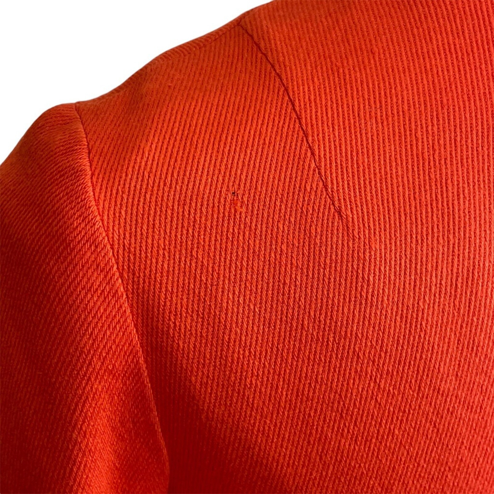 Hal Kassel Vintage Blazer Orange Rosette Size Small - Picture 9 of 12